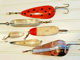 6 Spoons - Thompson,  Drone,  Knowles Automatic Striker,  Gypsy King,  Wilson,  Haver