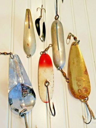 6 spoons - Thompson,  Drone,  Knowles automatic striker,  Gypsy King,  Wilson,  Haver 2