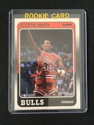 1988 - 89 Fleer 20 Scottie Pippen Rookie Chicago Bulls