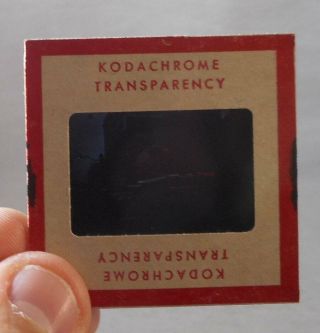 Vintage 1950s Red Border Kodachrome Photo Slide Downtown Knoxville TN Christmas 2