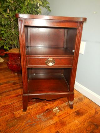Single Drawer Nightstand Lamp Table Bedside End Table