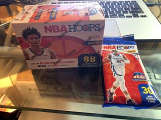 2020 - 2021 Panini Nba Hoops Blaster Box And Cello Pack Fat Pack.  Lamelo Ball Auto
