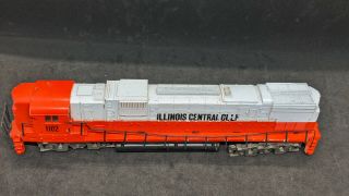 TYCO HO Illinois Central Gulf ALCO C - 630 ICG 1102 Parts/Repair,  VINTAGE ENGINE 3