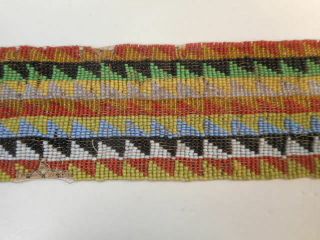 Mid.  to Late 19th Century Native American Beaded Belt 3