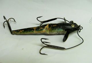 Vintage Pflueger Famed Phantom Minnow 5 " Long Musky Pike Fishing Lure