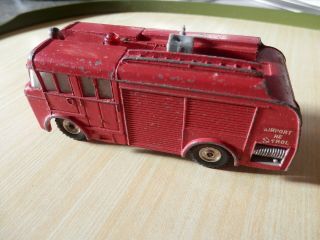 Vintage Dinky Toys Meccano Ltd Fire Engine Made In England