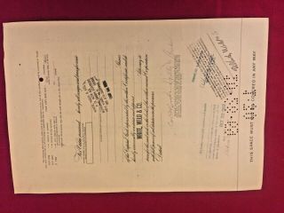 Vintage American Motors Corporation (AMC) Stock certificate 3