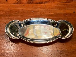 Canadian National Railway Cnr Vintage Silverplated Serving Dish/tray