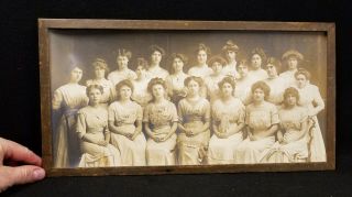Antique Photograph of Girls at Finishing School 2