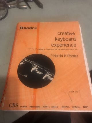 Vintage Fender Rhodes Creative Keyboard Experience Book One