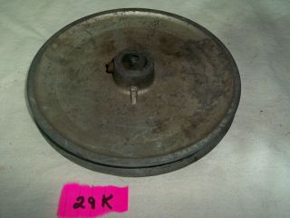 Vintage Casting Machine 6 1/2 Inch V - Belt Pulley.  720 Bore