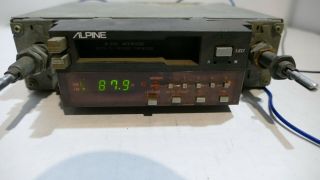 Vintage /////alpine 7128 Car Radio Cassette Player