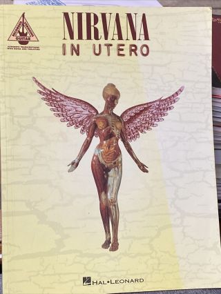 Vintage 1994 Nirvana In Utero Full Album Hal Leonard Sheet Music Song Book