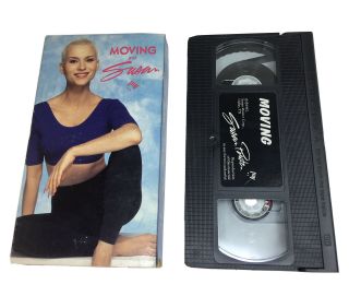 Susan Powter Moving With Susan 1994 VHS Vintage Workout Video Cassette Tape 3