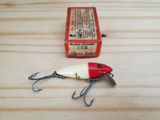 Vintage Heddon 112 River Runt With Correctly Marked Box,