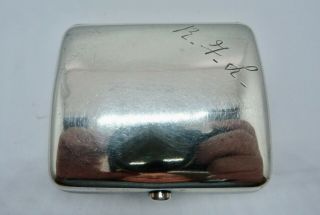 1903 London - Solid Silver - Sampson Mordan - Cigarette Case - 88.  9 Grams