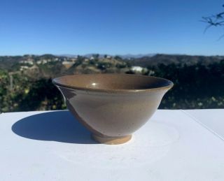 Chinese Brown Glazed Tang - Style Ceramic Bowl