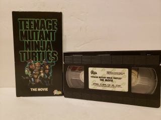 Teenage Mutant Ninja Turtles The Movie Vhs Video Tape 90s Vintage F.  H.  E Rare