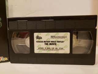 Teenage Mutant Ninja Turtles The Movie VHS Video Tape 90s vintage f.  h.  e RARE 2