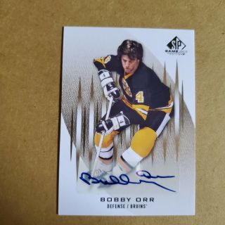 .  13/14 Ud Sp Game Bobby Orr Base Auto 95 Hof Boston Bruins Bgs 10??