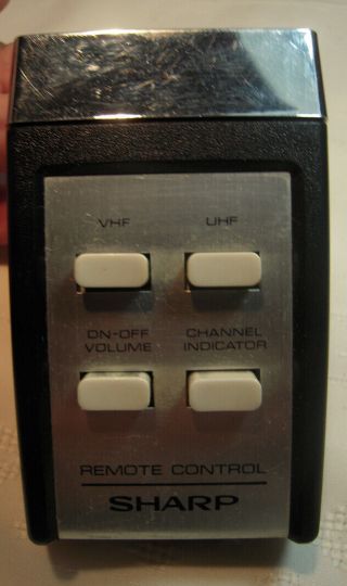 Vintage Television Remote: Sharp Ca.  1964