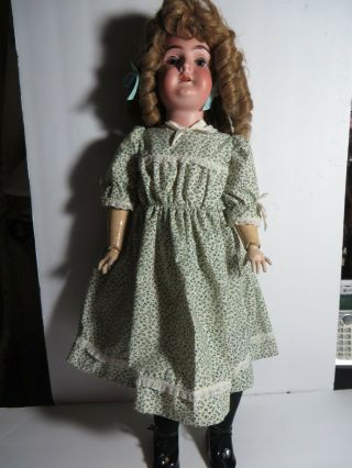 Antique German 25” Karl Hartmann Bisque Head Doll Comp.  Body