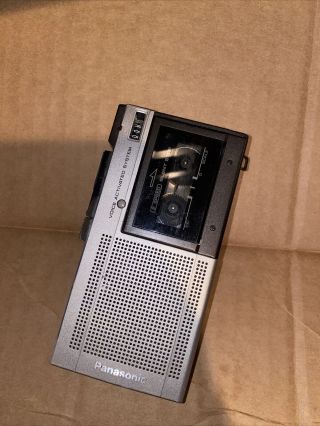 Vtg Panasonic Rn - 15 Voice Activated Microcassette Recorder