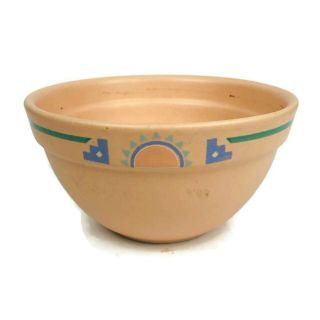 Vintage Treasure Craft 6 " Serving Bowl Southwest Made In Japan Aztec