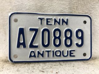 1990 Tennessee Antique Motorcycle License Plate