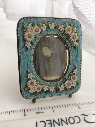 Vintage Italian?Antique Micro Mosaic Picture/Photograph Frame Floral 2