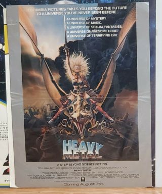 Heavy Metal (1981) Movie Poster Vintage