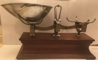 Antique Vintage Roberval Balance Scale - Young,  Son And Marlow - England