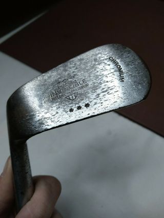 Vintage Hickory Shaft Invincible 7 Iron Left Handed Golf Club