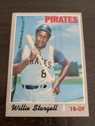 1970 Topps Willie Stargell Pittsburgh Pirates 470 Baseball Card Vg