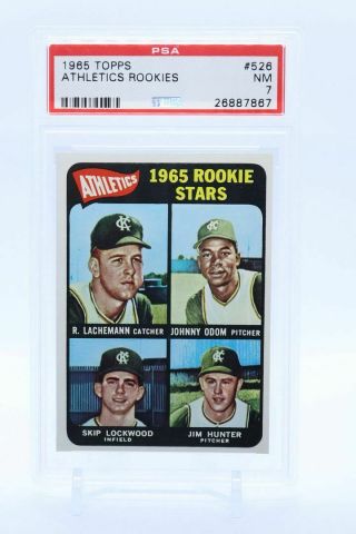1965 Topps 526 Athletics Rookies Jim 