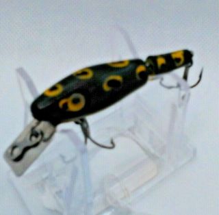 Old Lure Vintage Double Jointed L&s Panfish Lure Pat.  Pending Frog Color.