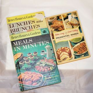 Vintage Cook Books - 2 Better Homes And Gardens 1963,  1 Better Living - 1959
