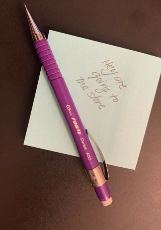 Vintage Purple Pentel A55 Forte Mechanical Pencils 0.  5mm