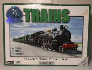 Trains Of North America Complete 24 Dvd Set,