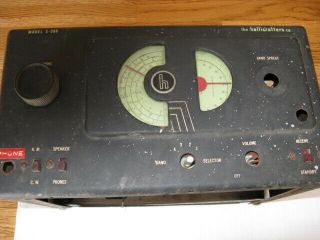 Vintage Hallicrafters S - 38b S/w Shortwave Tube Radio Receiver