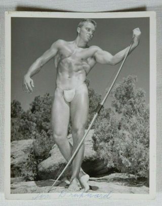 Vintage Male Nude,  Western Photography Guild,  Don Whitman,  4x5 Print