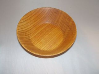 Harry Nohr Hand Turned Wooden Bowl Mcm Mineral Point Wisconsin Wi Artist