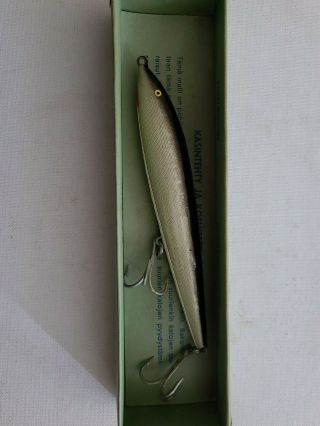 Vintage Early Rapala Finnish Minnow Balsa Lure Hand Painted