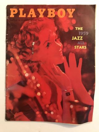 Vintage Playboy Feb 1959 Jazz All Stars,  Lenny Bruce