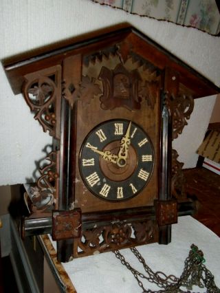 Antique - Cuckoo Clock/parts - To Restore - Ca.  1900 - E642