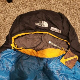 The North Face Cats Meow 20f - 7c Sleeping Bag With Pack Bag Mummy Left Zip