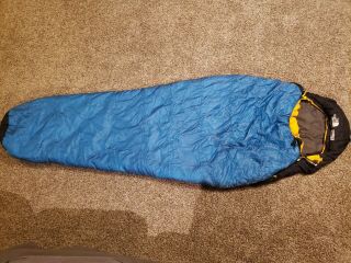 THE NORTH FACE CATS MEOW 20F - 7C SLEEPING BAG With Pack Bag MUMMY Left Zip 2