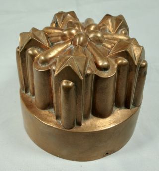 Antique Copper Jelly Mold,  49