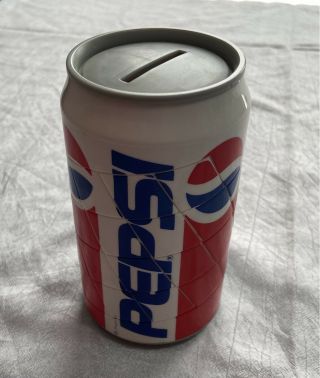 Vintage Pepsi Cola Sliding Slider Puzzle Bank Can - Soda Pop