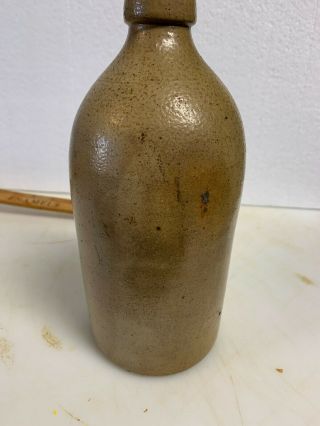 Antique O.  B.  Cook Sour Mash Stoneware Bottle,  Detroit,  Mi.